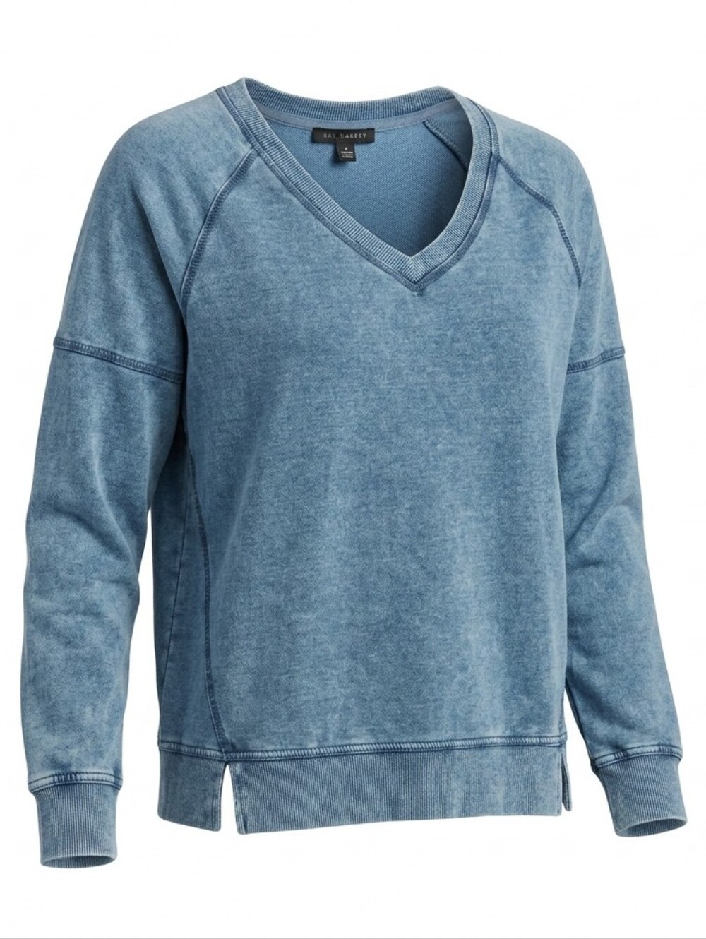 Jane + Delancey Mineral Wash Sweatshirt Large Coastal Grandmacore Boho Lounge